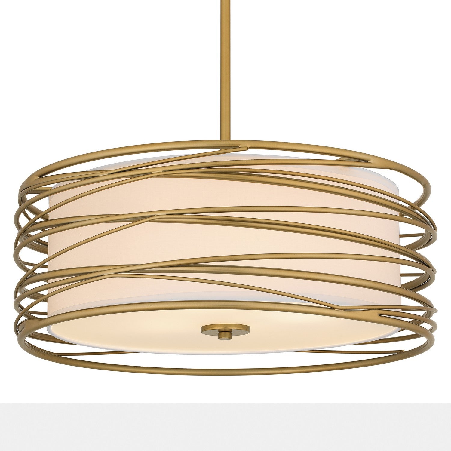 Quoizel - SPL2820LG - Three Light Pendant - Spiral - Light Gold