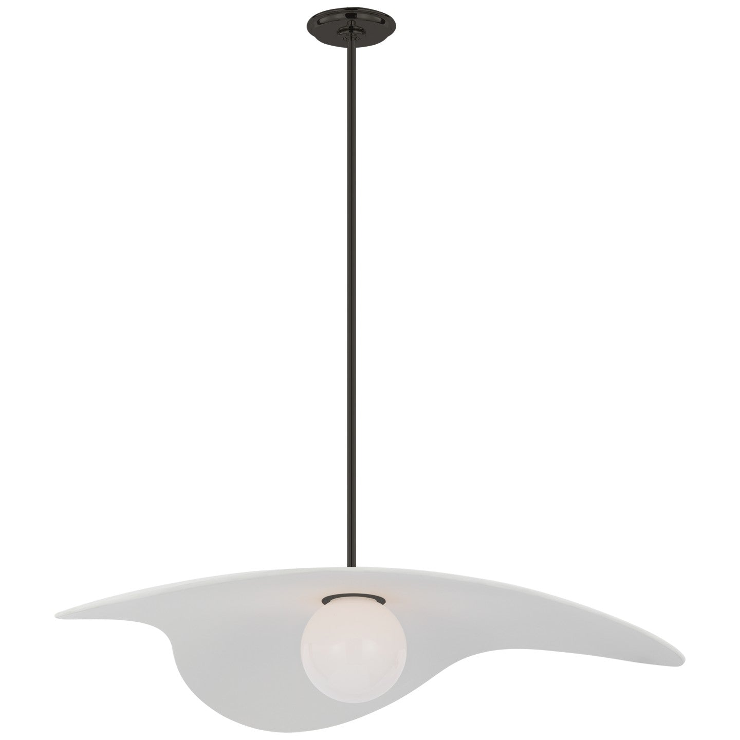 Visual Comfort Signature - WS 5048BZ-WHT - LED Pendant - Mahalo - Bronze