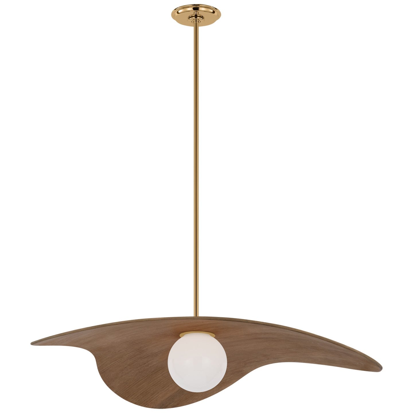 Visual Comfort Signature - WS 5048HAB-NO - LED Pendant - Mahalo - Hand-Rubbed Antique Brass