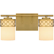 Quoizel - TEN8615AB - Two Light Bath - Tenley - Aged Brass