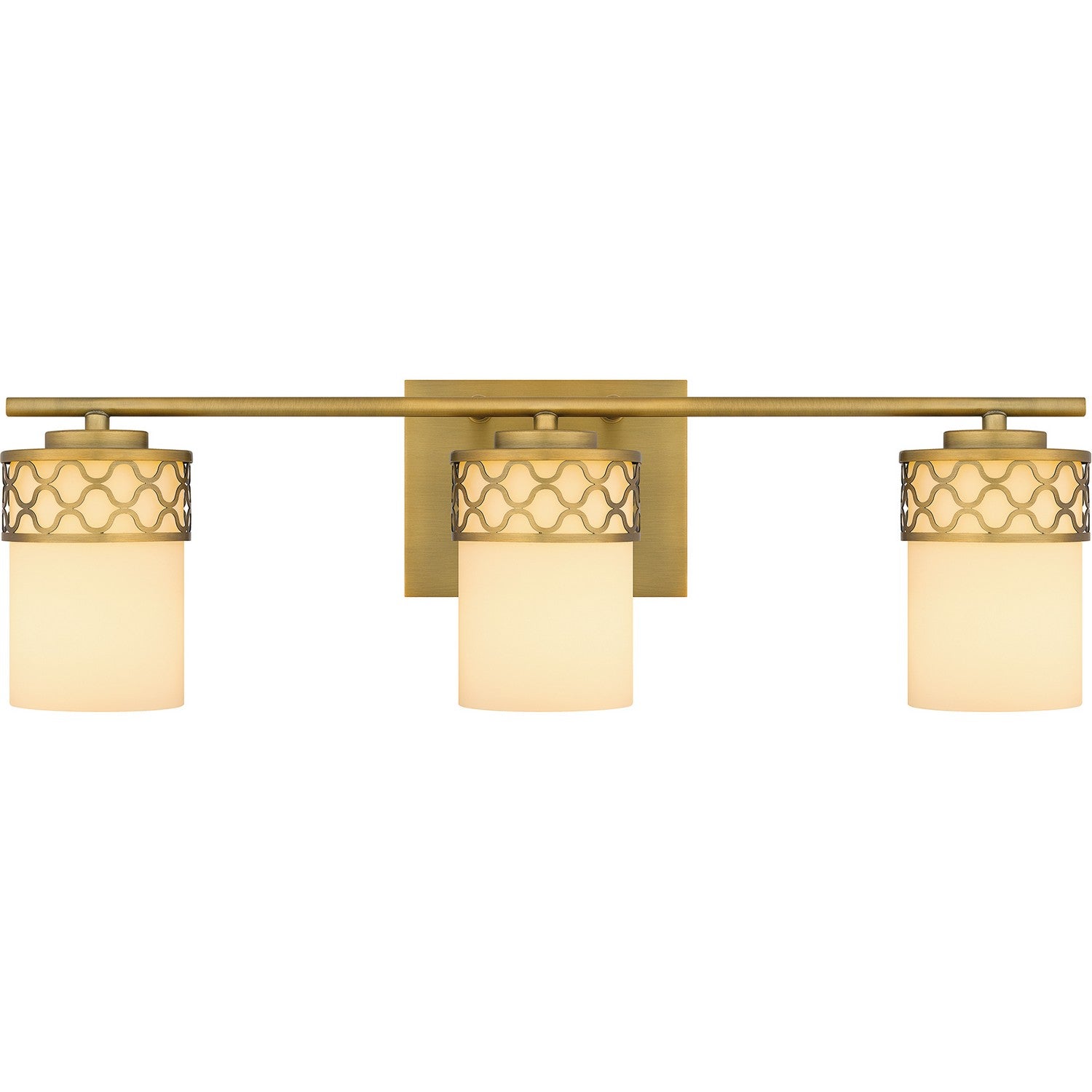 Quoizel - TEN8624AB - Three Light Bath - Tenley - Aged Brass