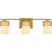 Quoizel - TEN8624AB - Three Light Bath - Tenley - Aged Brass