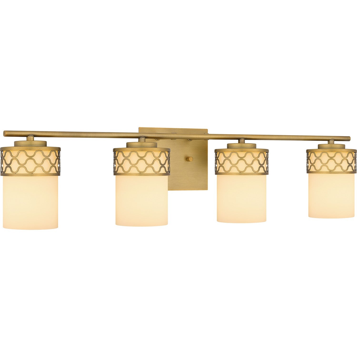 Quoizel - TEN8632AB - Four Light Bath - Tenley - Aged Brass