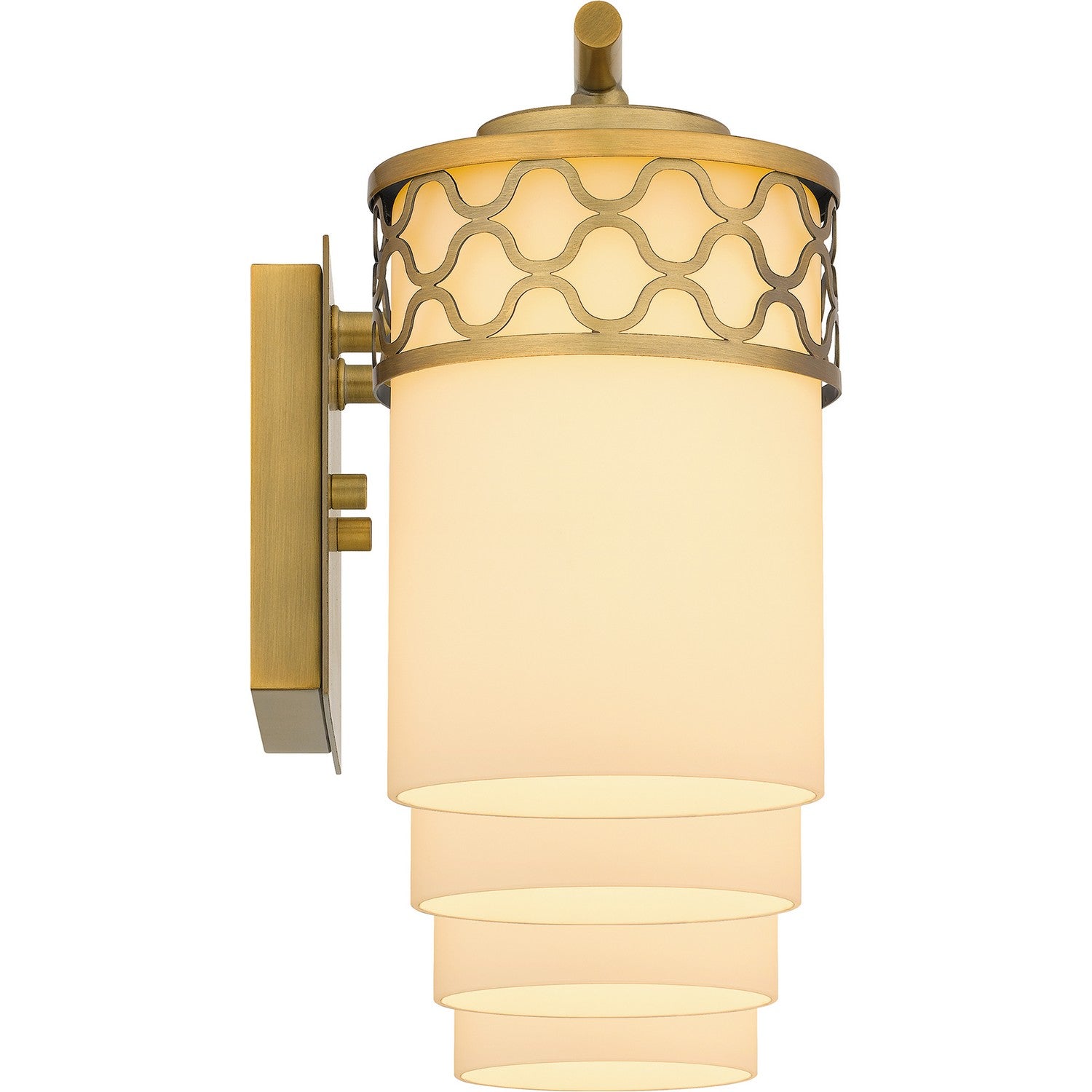 Quoizel - TEN8632AB - Four Light Bath - Tenley - Aged Brass