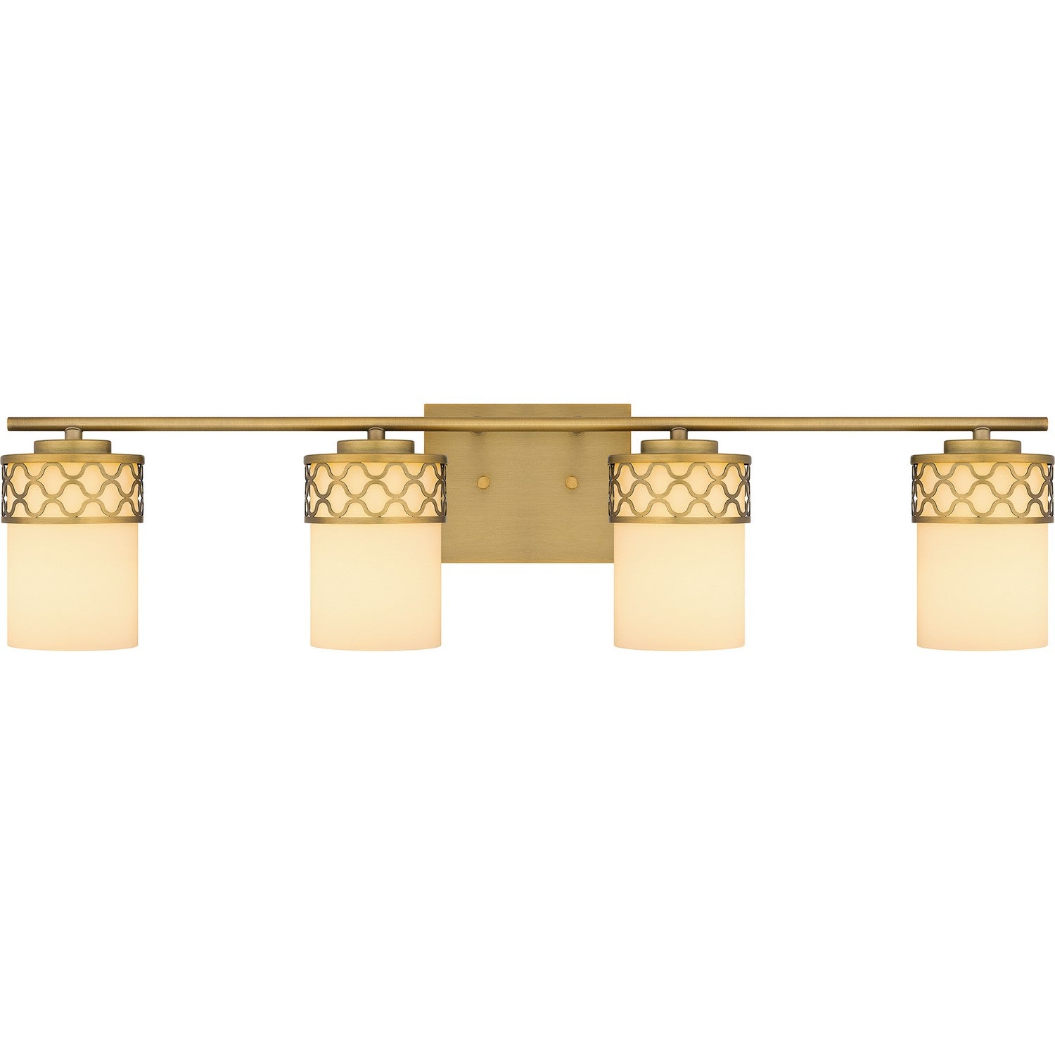 Quoizel - TEN8632AB - Four Light Bath - Tenley - Aged Brass