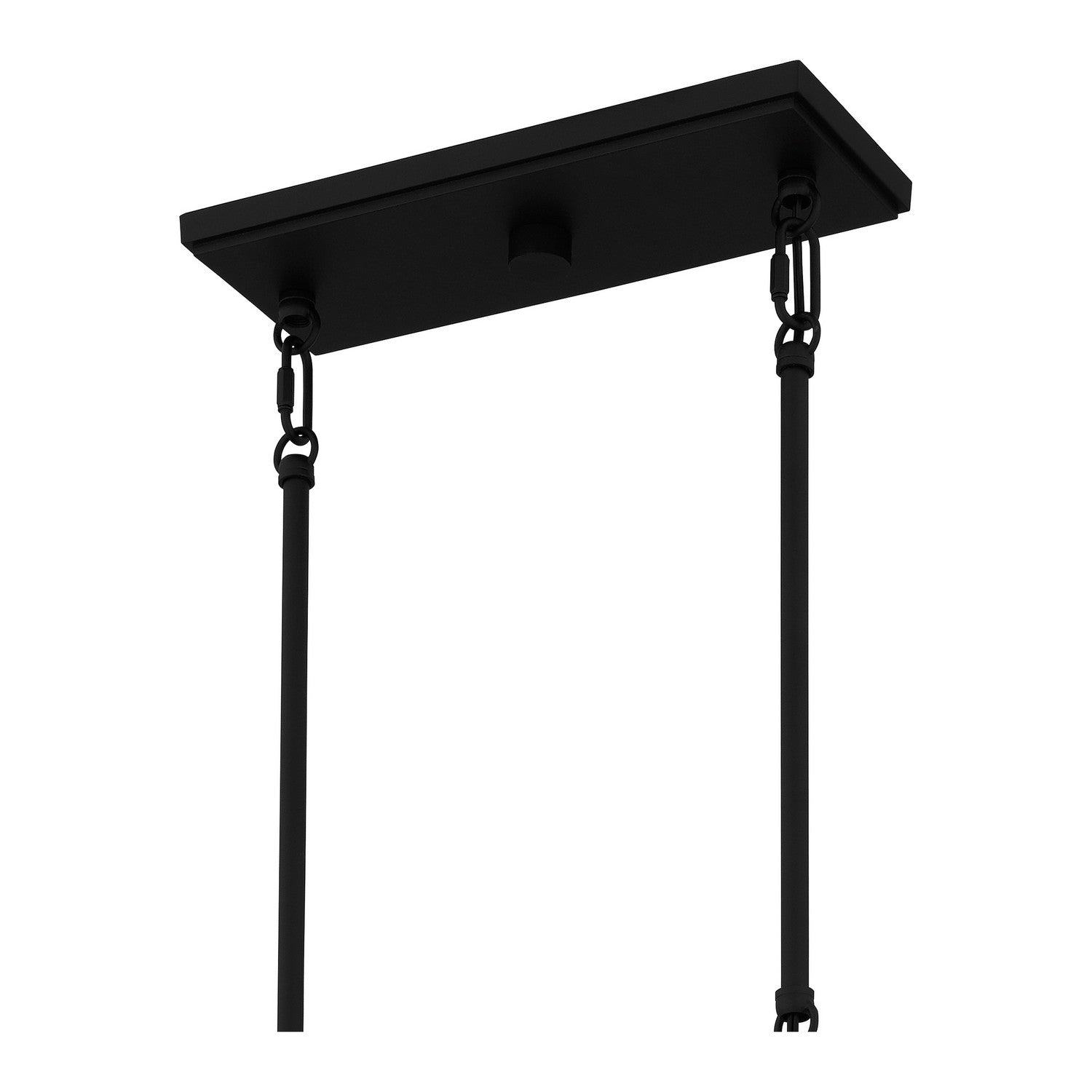 Quoizel - THA636EK - Six Light Linear Chandelier - Thatcher - Earth Black
