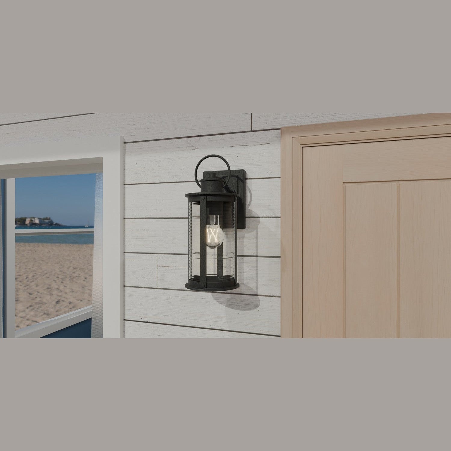 Quoizel - TLM8405MBK - One Light Outdoor Wall Mount - Tilmore - Matte Black