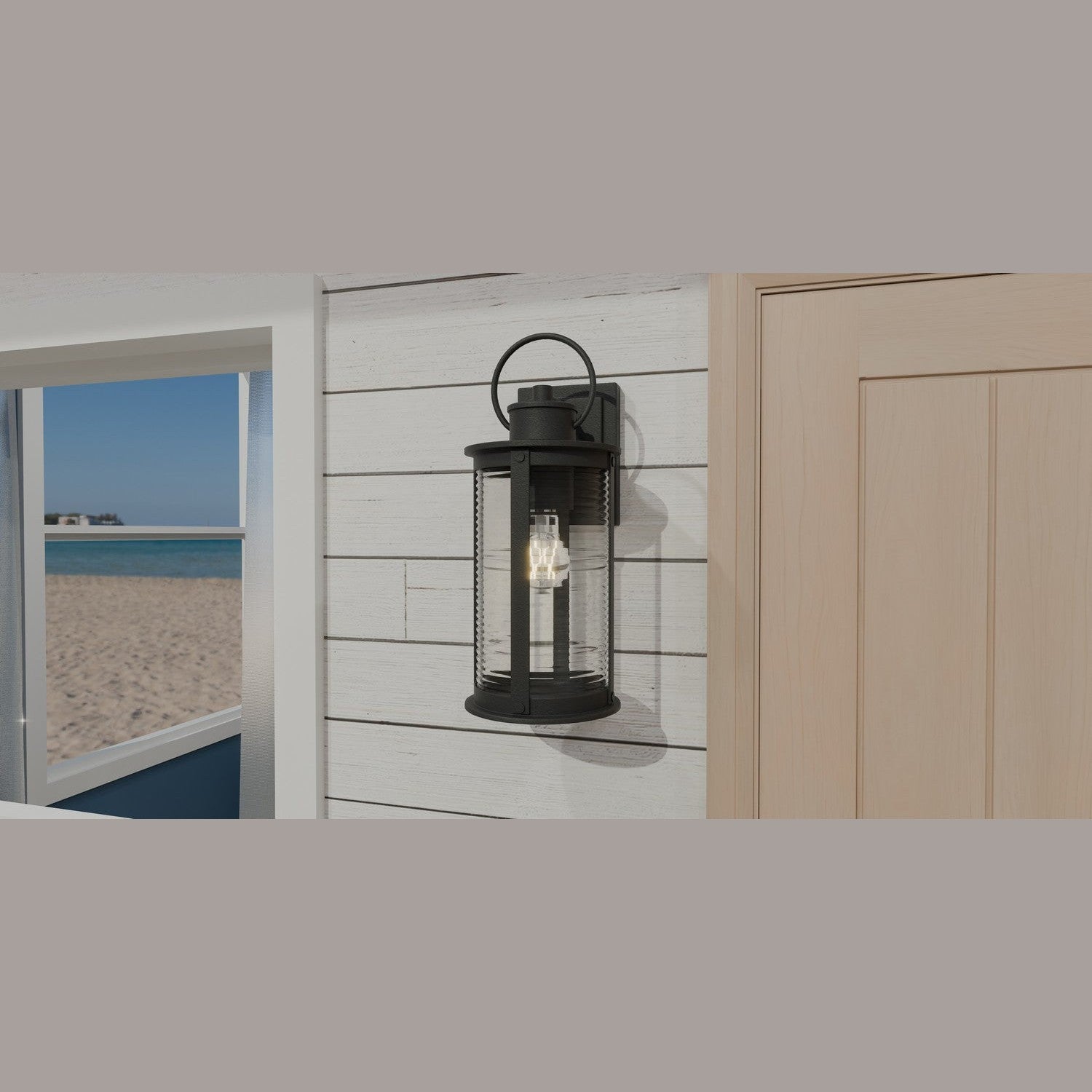 Quoizel - TLM8406MBK - One Light Outdoor Wall Mount - Tilmore - Matte Black