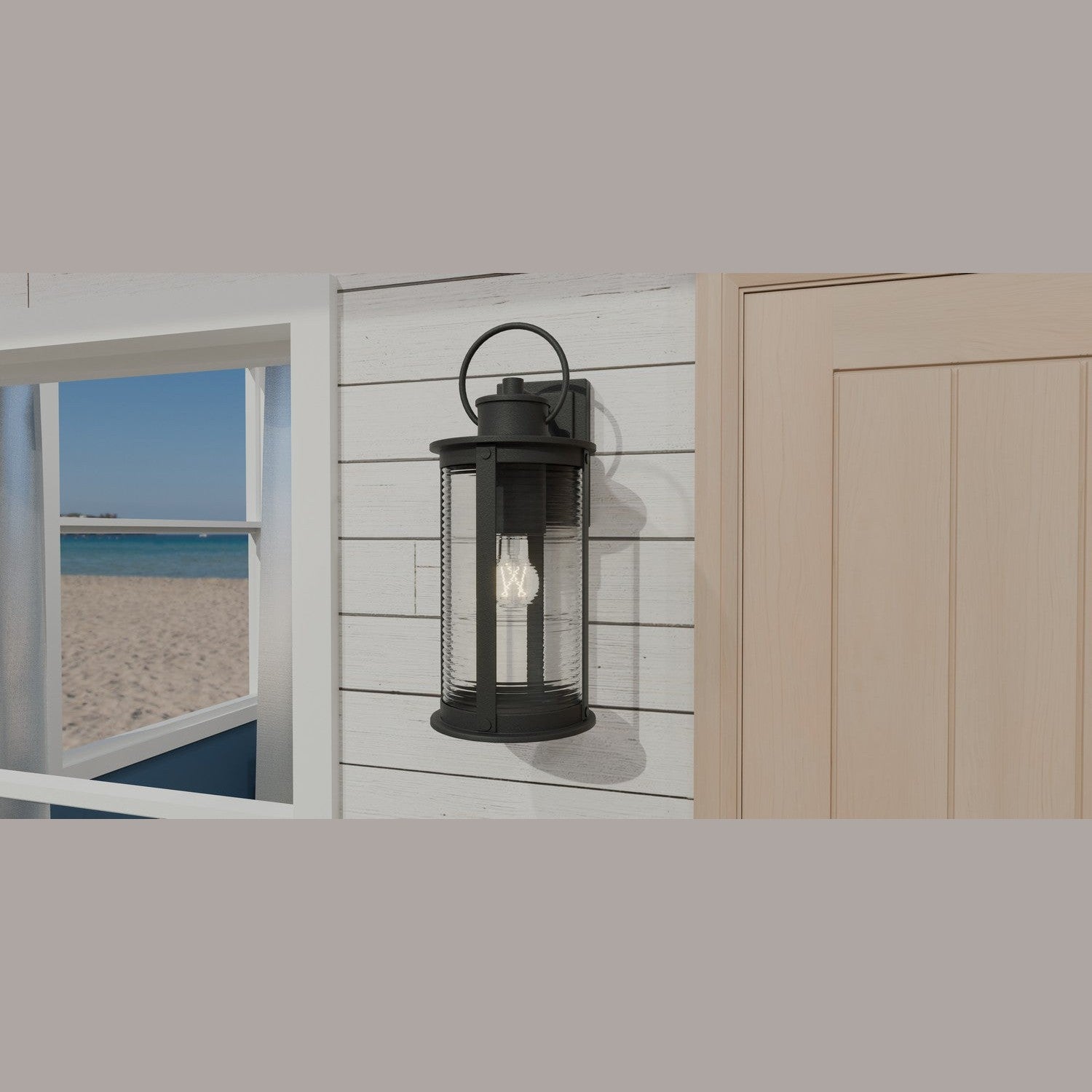 Quoizel - TLM8407MBK - One Light Outdoor Wall Mount - Tilmore - Matte Black