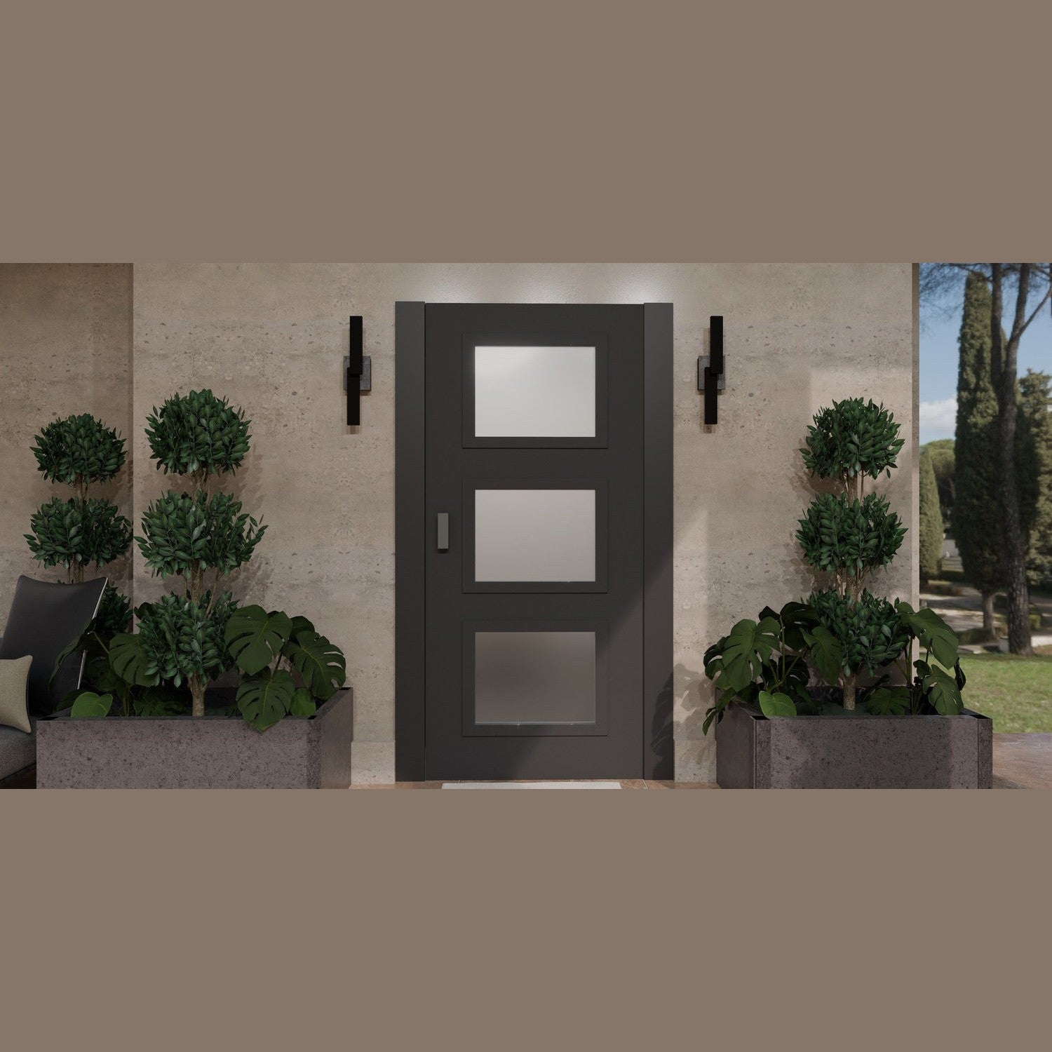 Quoizel - TOD8304EK - LED Outdoor Wall Mount - Todman - Earth Black