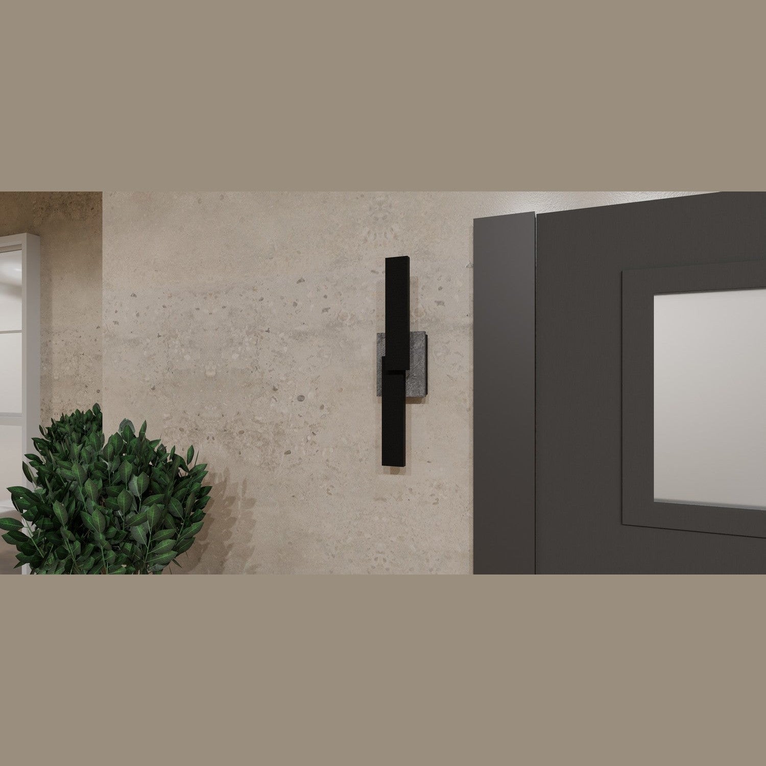 Quoizel - TOD8304EK - LED Outdoor Wall Mount - Todman - Earth Black