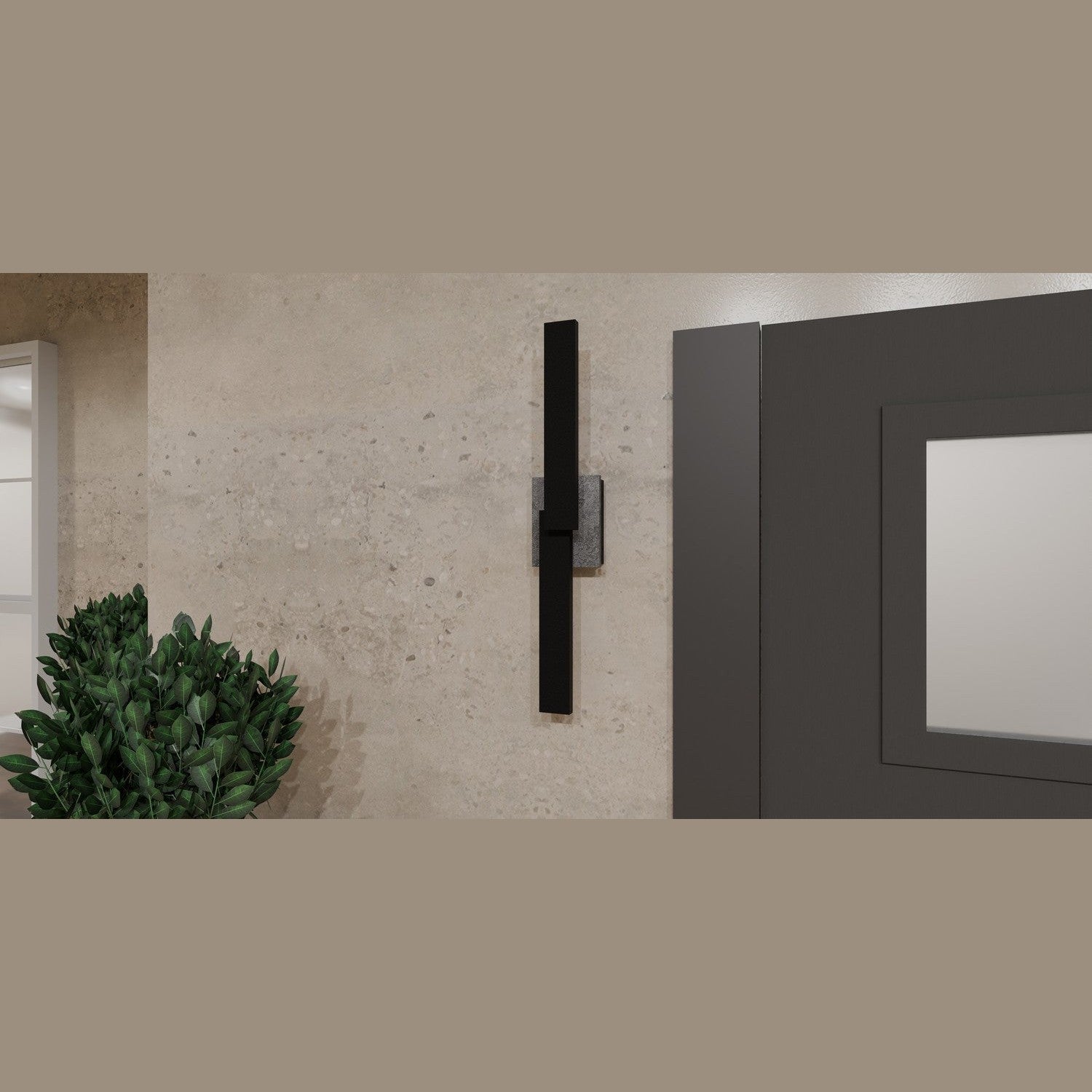 Quoizel - TOD8404EK - LED Outdoor Wall Mount - Todman - Earth Black