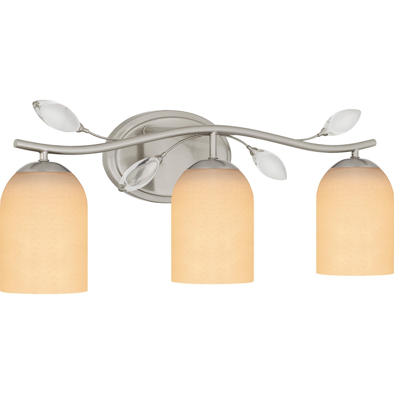 Quoizel - ULY8624BN - Three Light Bath - Ulysses - Brushed Nickel
