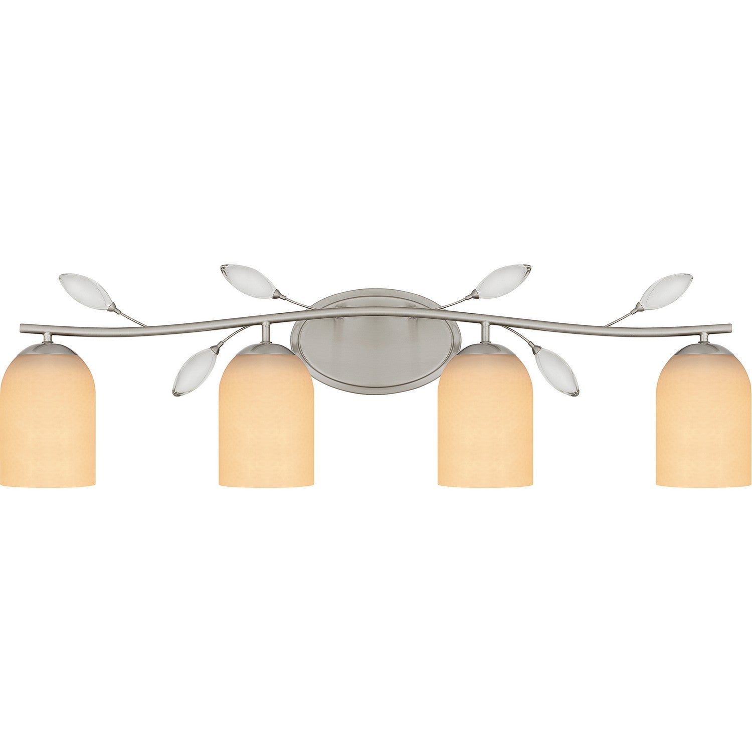 Quoizel - ULY8634BN - Four Light Bath - Ulysses - Brushed Nickel