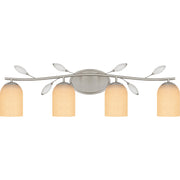 Quoizel - ULY8634BN - Four Light Bath - Ulysses - Brushed Nickel