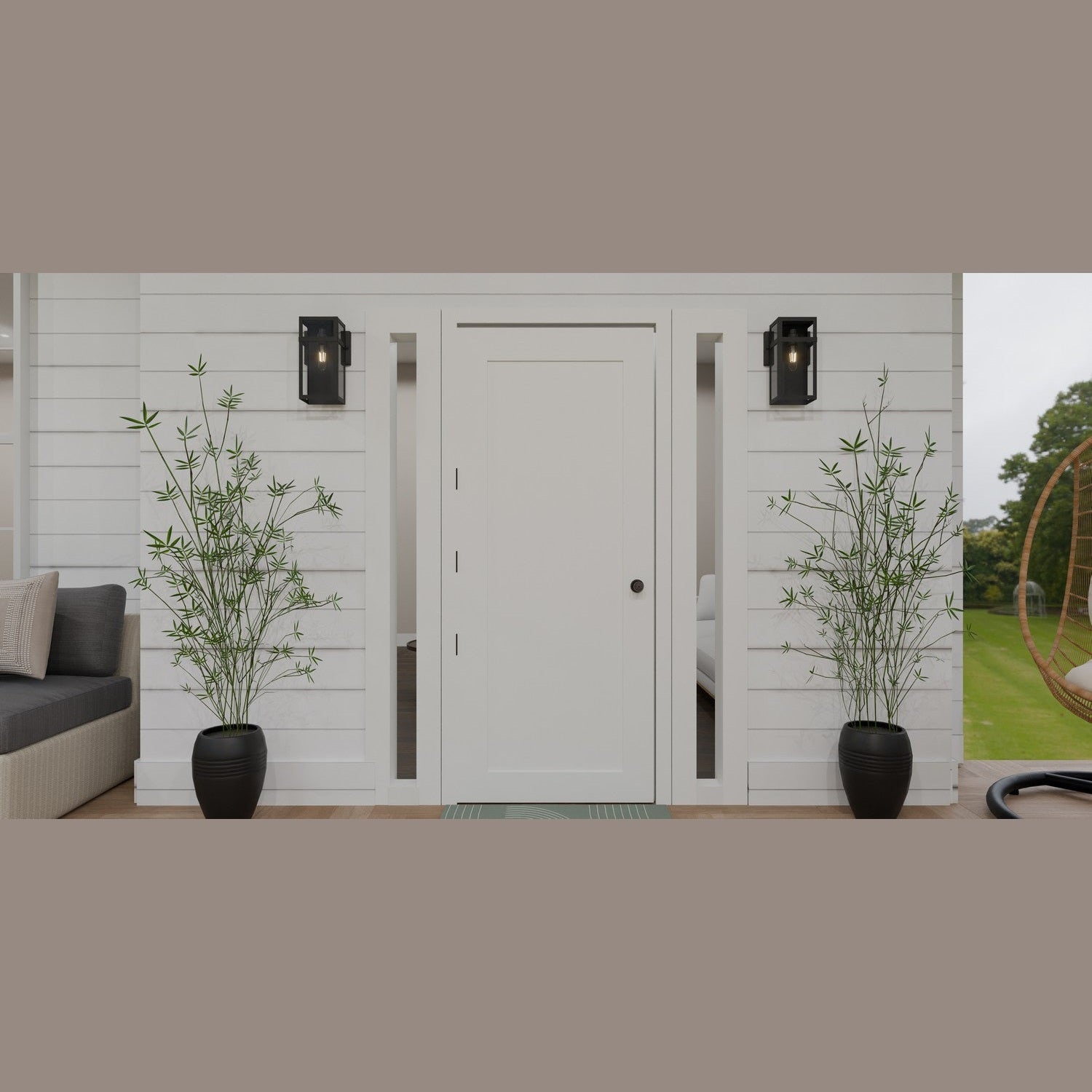 Quoizel - VSA8306MBK - One Light Outdoor Wall Mount - Vanessa - Matte Black