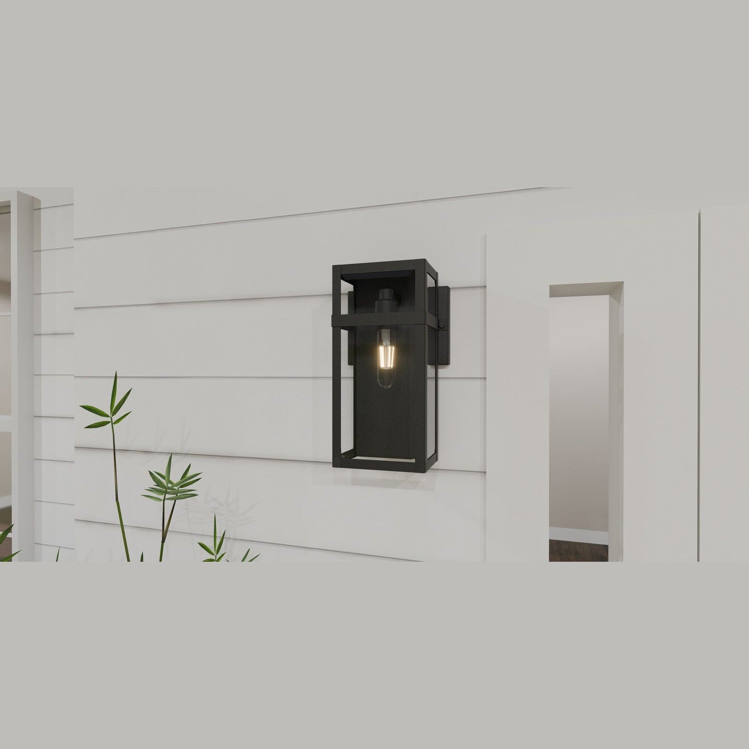 Quoizel - VSA8306MBK - One Light Outdoor Wall Mount - Vanessa - Matte Black
