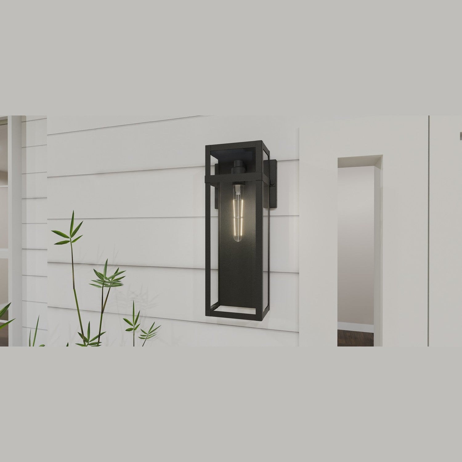Quoizel - VSA8406MBK - One Light Outdoor Wall Mount - Vanessa - Matte Black