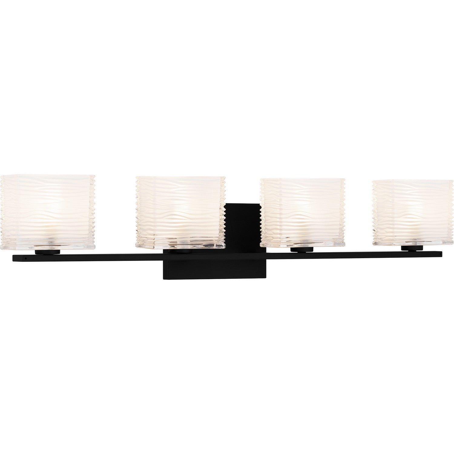 Quoizel - WCP8604MBK - Four Light Bath - Westcap - Matte Black