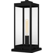 Quoizel - WVR9107EK - One Light Outdoor Pier Base - Westover - Earth Black