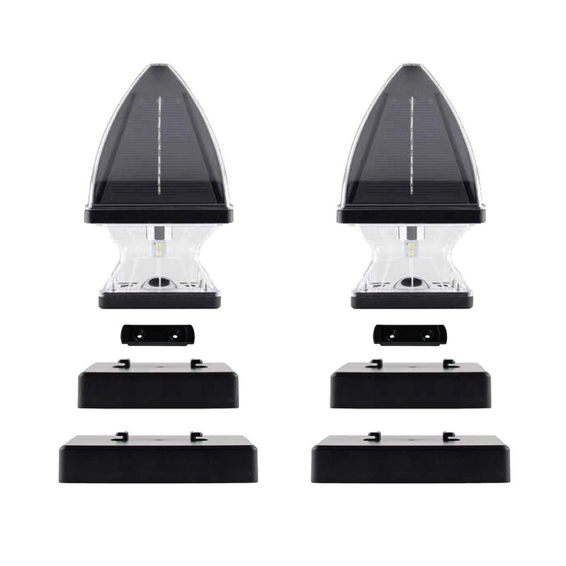 Gama Sonic - 143iP2900KIT - Post Cap Light Kit - Black
