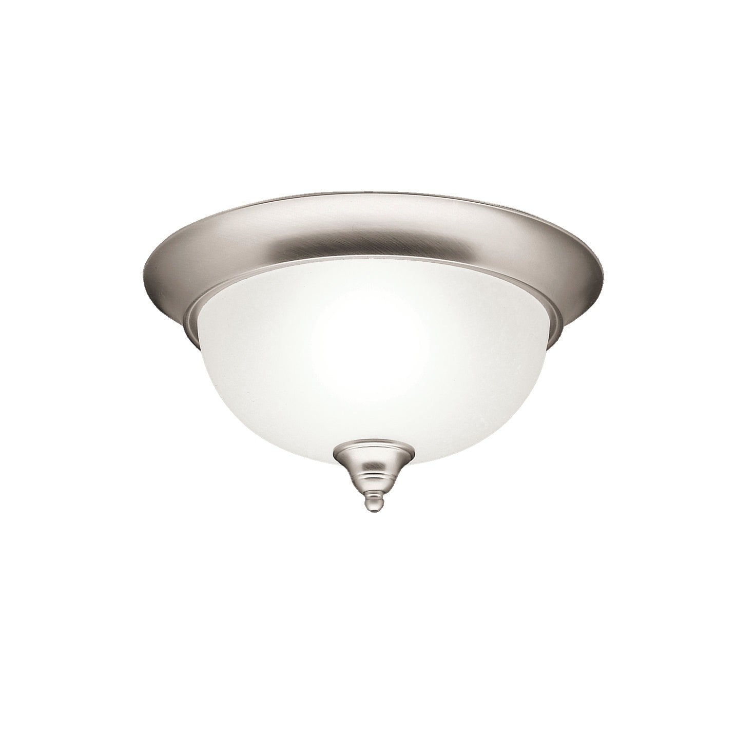 Kichler - 8064NI - Two Light Flush Mount - Dover - Brushed Nickel