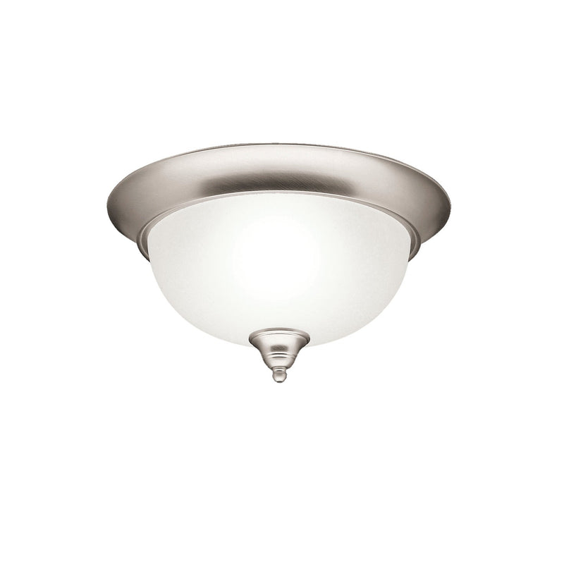 Kichler - 8064NI - Two Light Flush Mount - Dover - Brushed Nickel