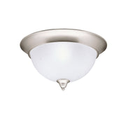Kichler - 8065NI - Three Light Flush Mount - Dover - Brushed Nickel