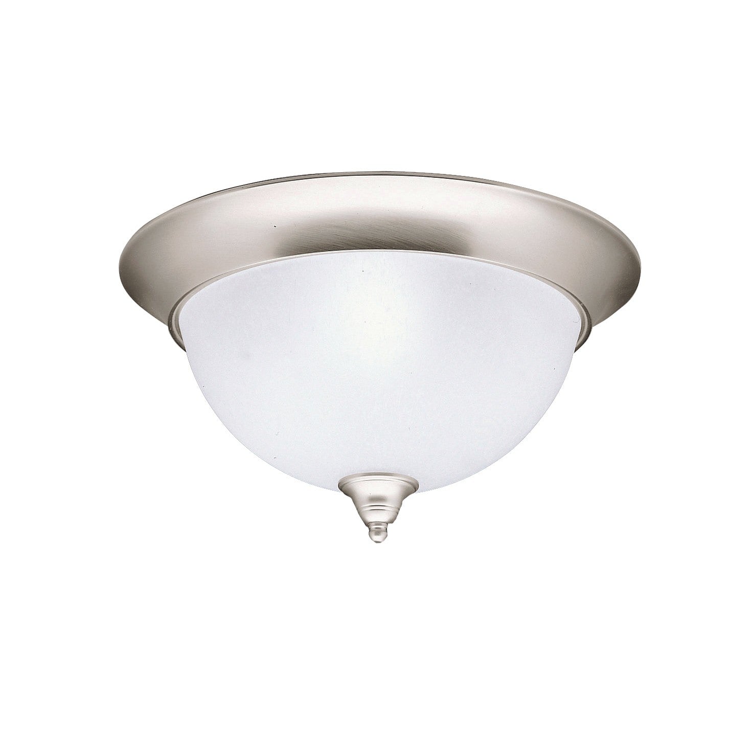 Kichler - 8065NI - Three Light Flush Mount - Dover - Brushed Nickel