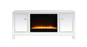 Elegant Lighting - MF701WH-F2 - TV Stand - Reflexion - white