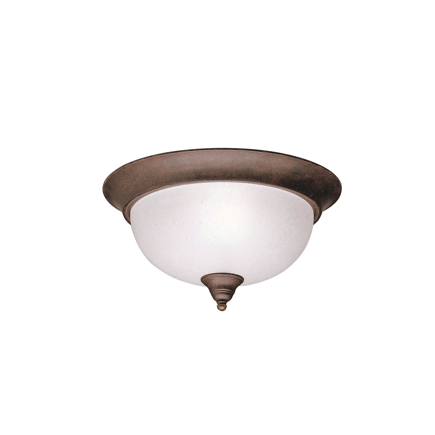 Kichler - 8064TZ - Two Light Flush Mount - Dover - Tannery Bronze