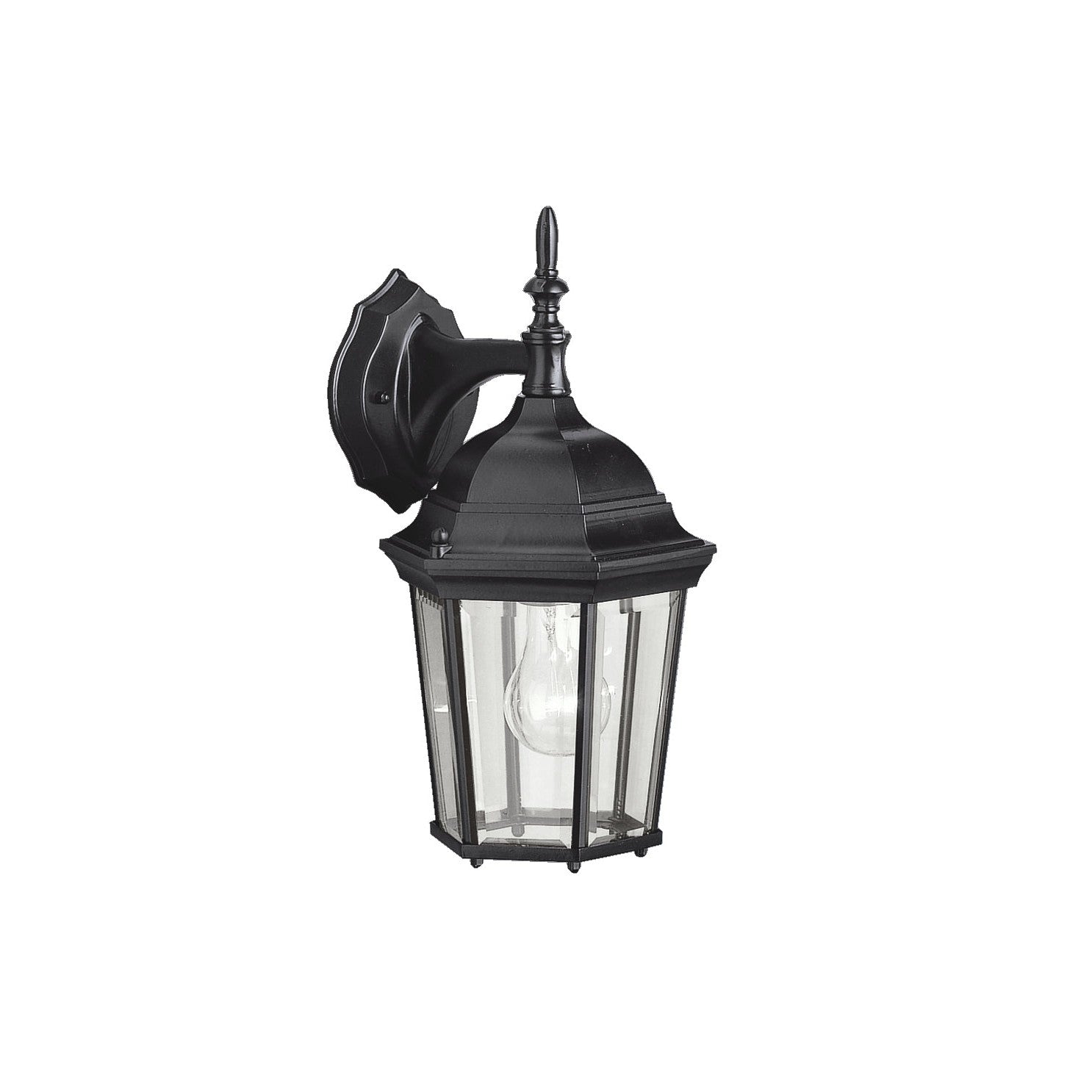 Kichler - 9650BK - One Light Outdoor Wall Mount - Madison - Black