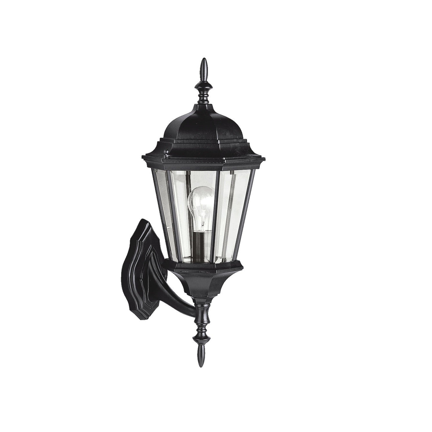 Kichler - 9653BK - One Light Outdoor Wall Mount - Madison - Black