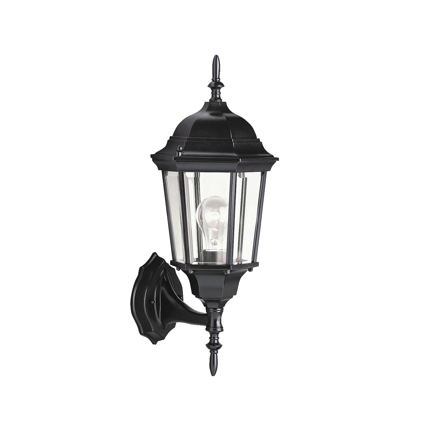 Kichler - 9654BK - One Light Outdoor Wall Mount - Madison - Black