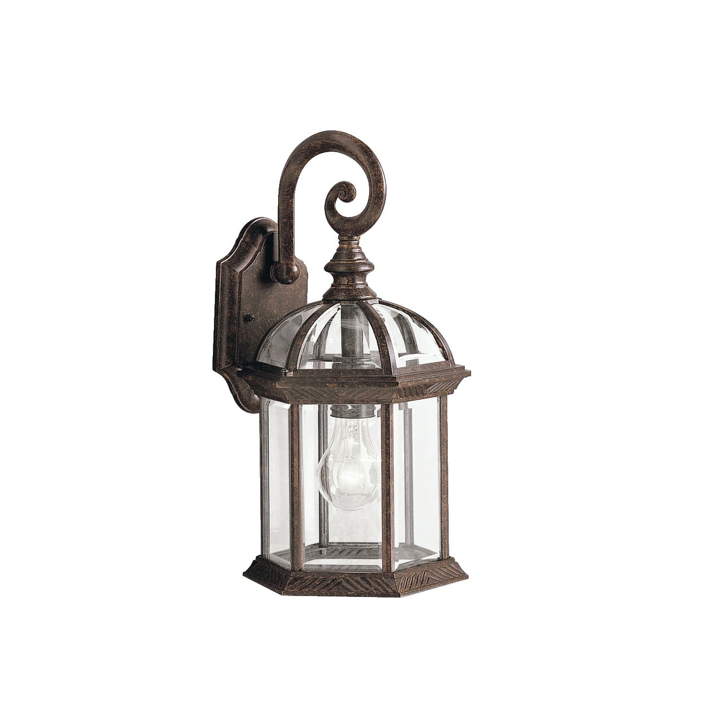 Kichler - 9735TZ - One Light Outdoor Wall Mount - Barrie - Tannery Bronze