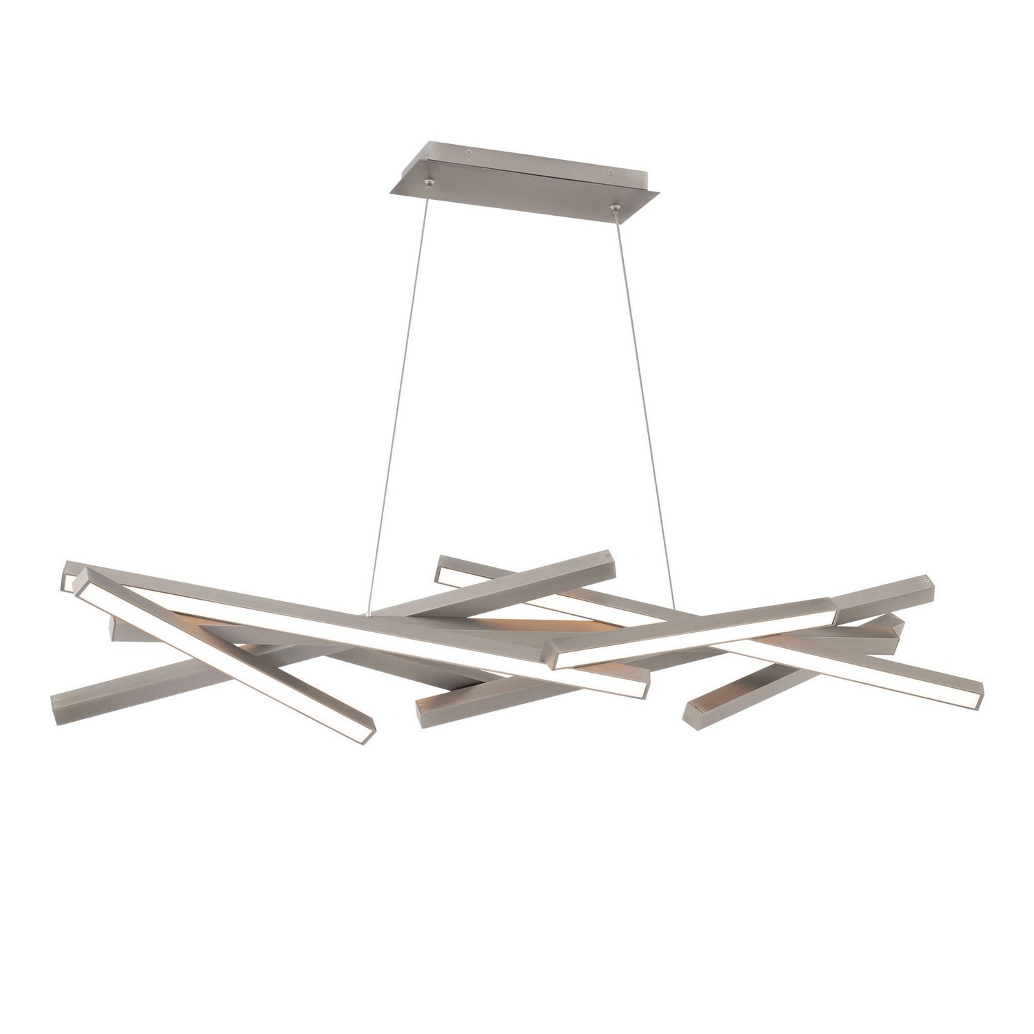 W.A.C. Lighting - PD-73142-BN - LED Linear Pendant - Parallax - Brushed Nickel