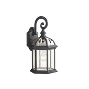 Kichler - 9735BK - One Light Outdoor Wall Mount - Barrie - Black