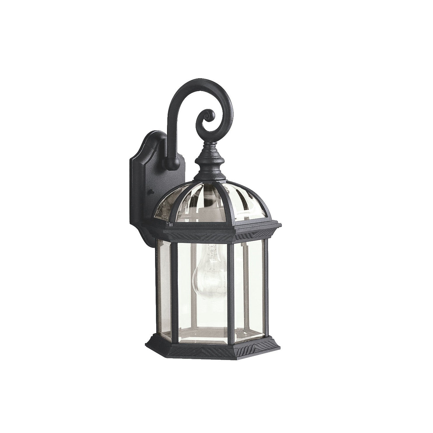 Kichler - 9735BK - One Light Outdoor Wall Mount - Barrie - Black