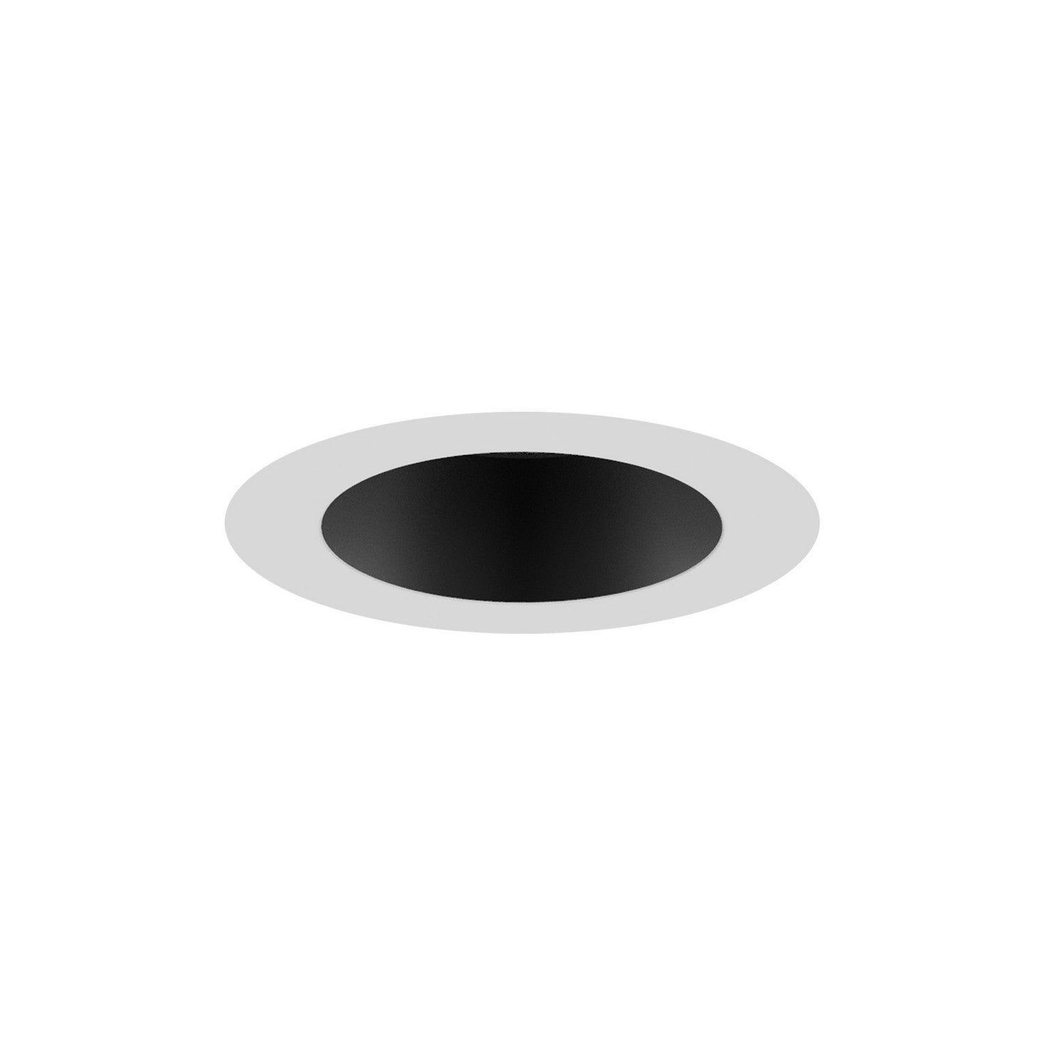 W.A.C. Lighting - R1ARDT-BKWT - LED Trim - Aether Atomic - Black/White