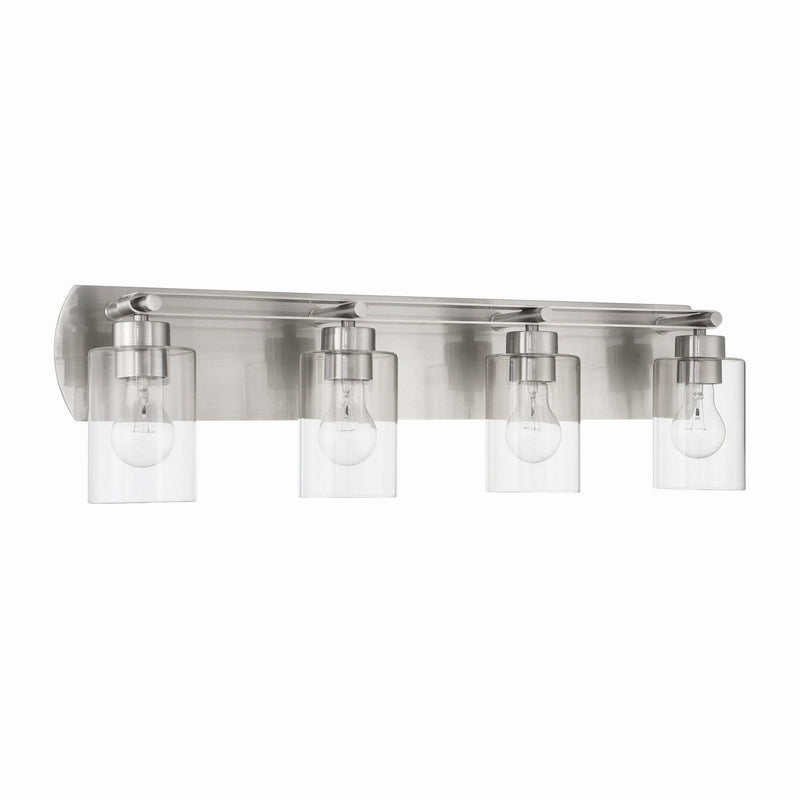Craftmade - 17631BNK4 - Four Light Vanity - Hendrix - Brushed Polished Nickel