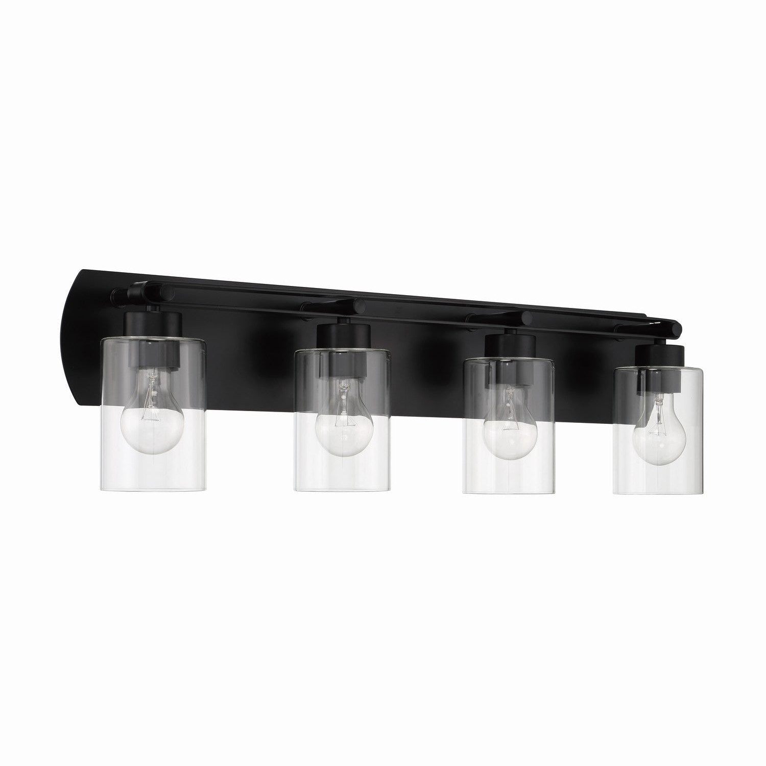 Craftmade - 17631FB4 - Four Light Vanity - Hendrix - Flat Black