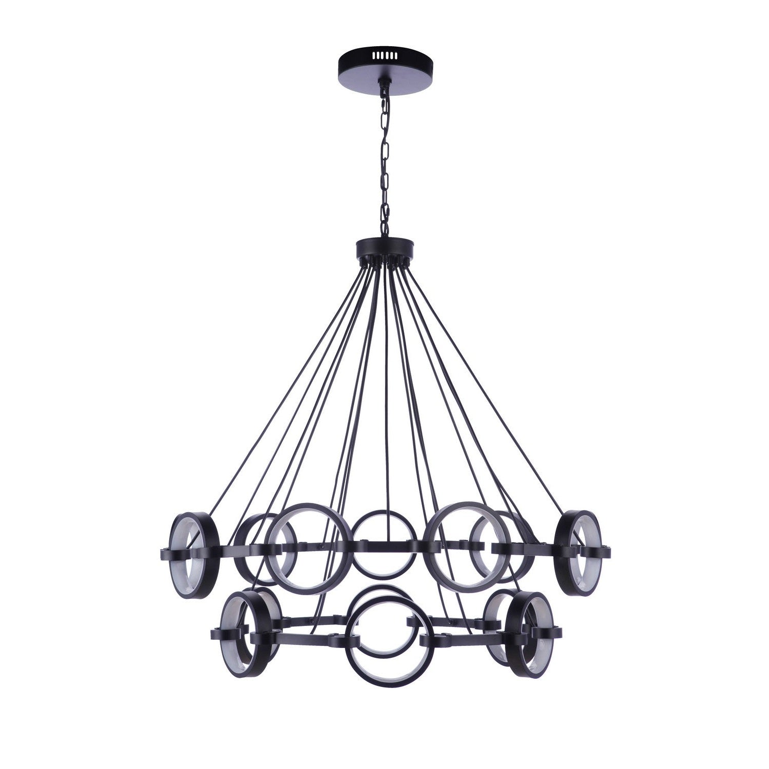 Craftmade - 59315-FB-LED - LED Chandelier - Context - Flat Black