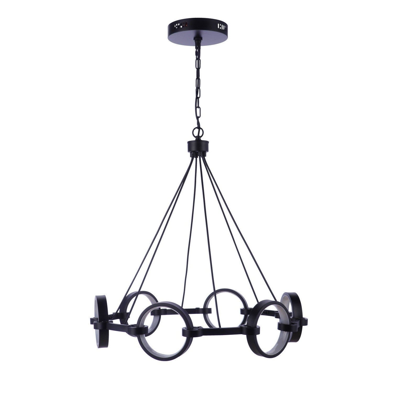 Craftmade - 59326-FB-LED - LED Chandelier - Context - Flat Black