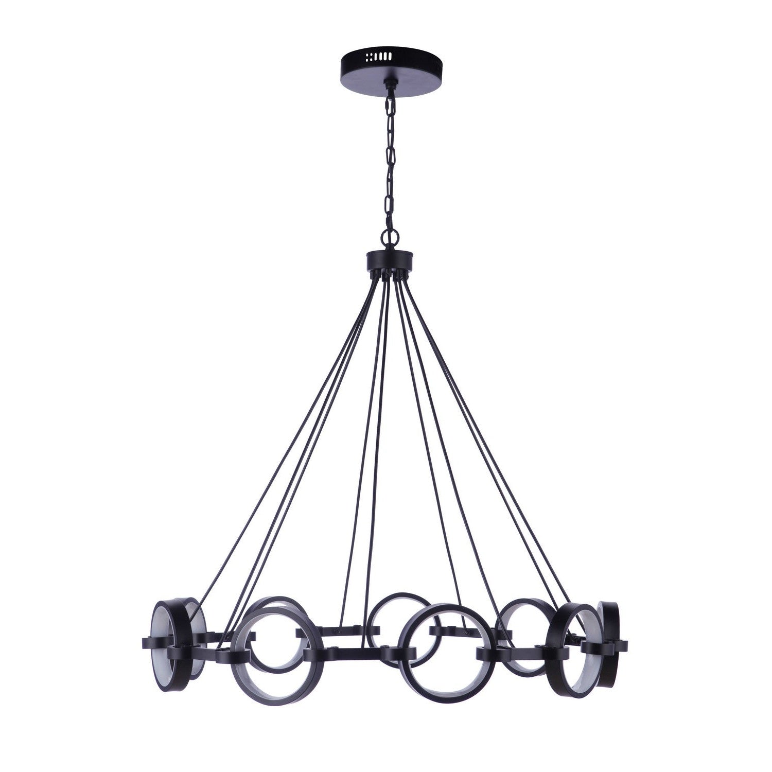 Craftmade - 59329-FB-LED - LED Chandelier - Context - Flat Black