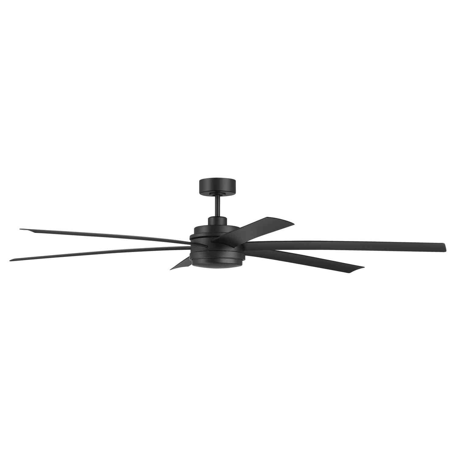 Craftmade - CLZ72FB6-NWF - 72" Ceiling Fan - Chilz 72" Ceiling Damp rated, no Wifi - Flat Black