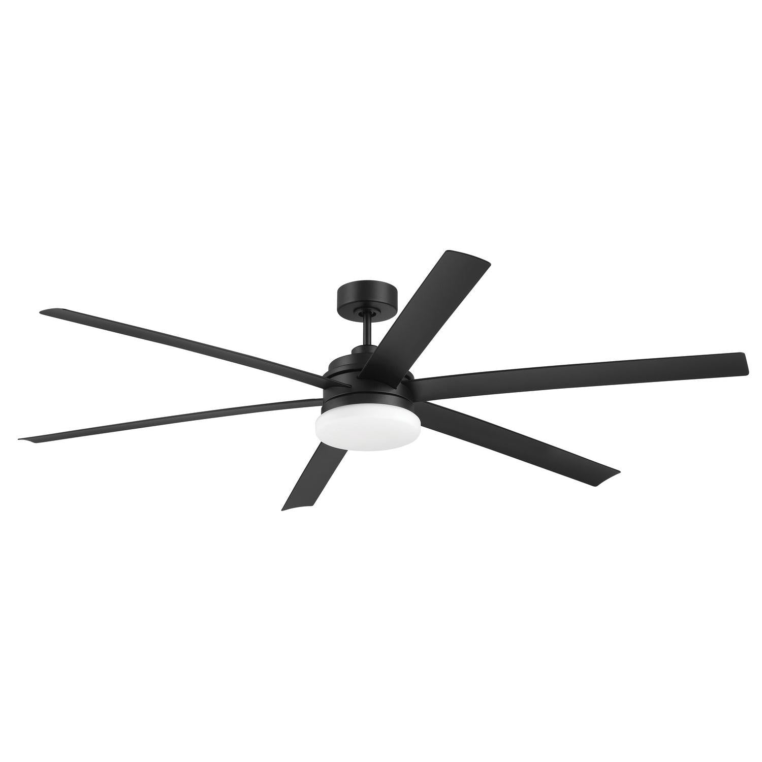 Craftmade - CLZ72FB6-NWF - 72" Ceiling Fan - Chilz 72" Ceiling Damp rated, no Wifi - Flat Black