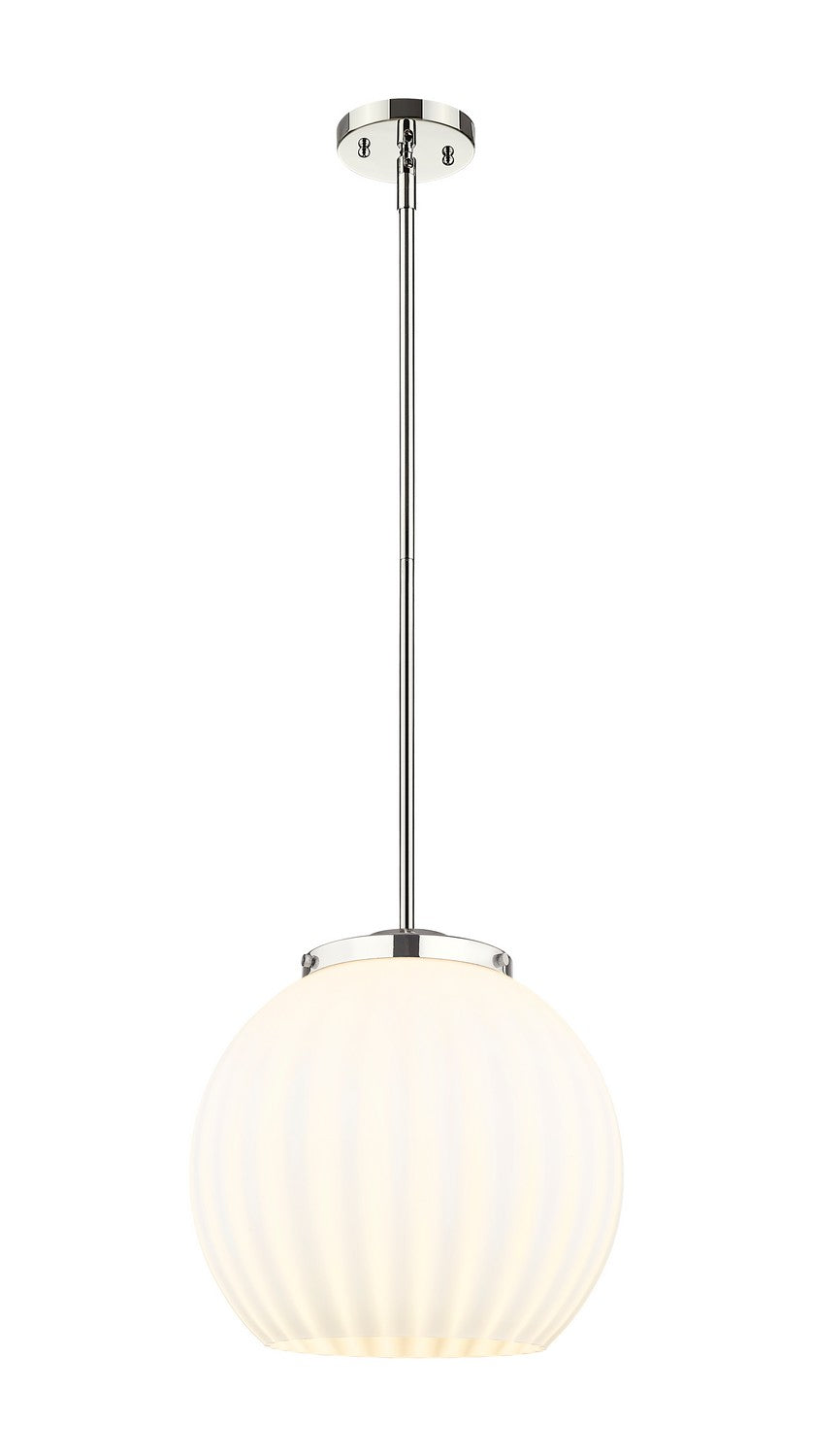 Innovations - 221-1S-PN-G1217-14WV - One Light Pendant - Essex - Polished Nickel