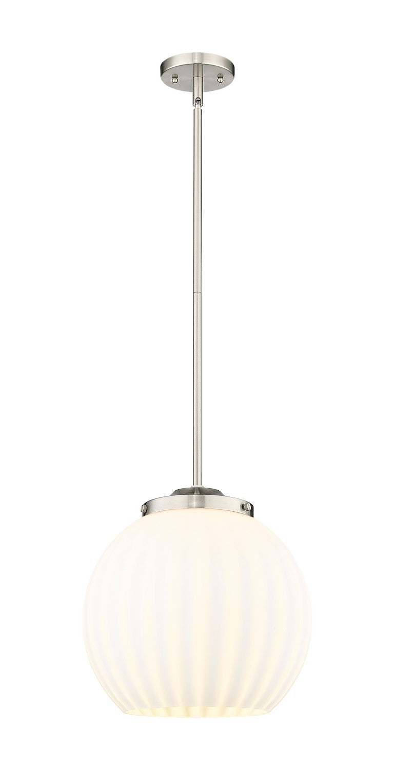Innovations - 221-1S-SN-G1217-14WV - One Light Pendant - Essex - Brushed Satin Nickel