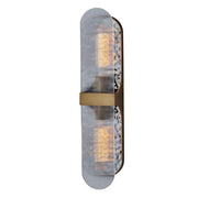 Kalco - 520921TRB - Bath Light - Mirage - True Brass