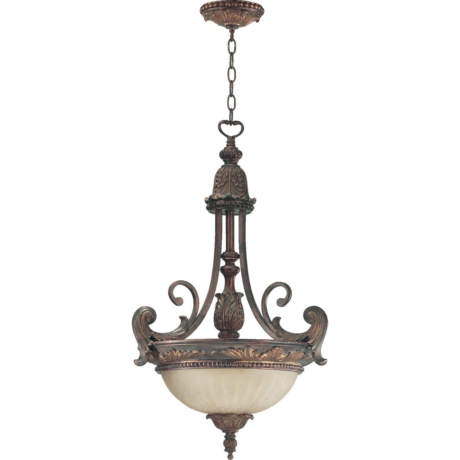 Quorum - 8230-3-88 - Three Light Pendant - Madeleine - Corsican Gold
